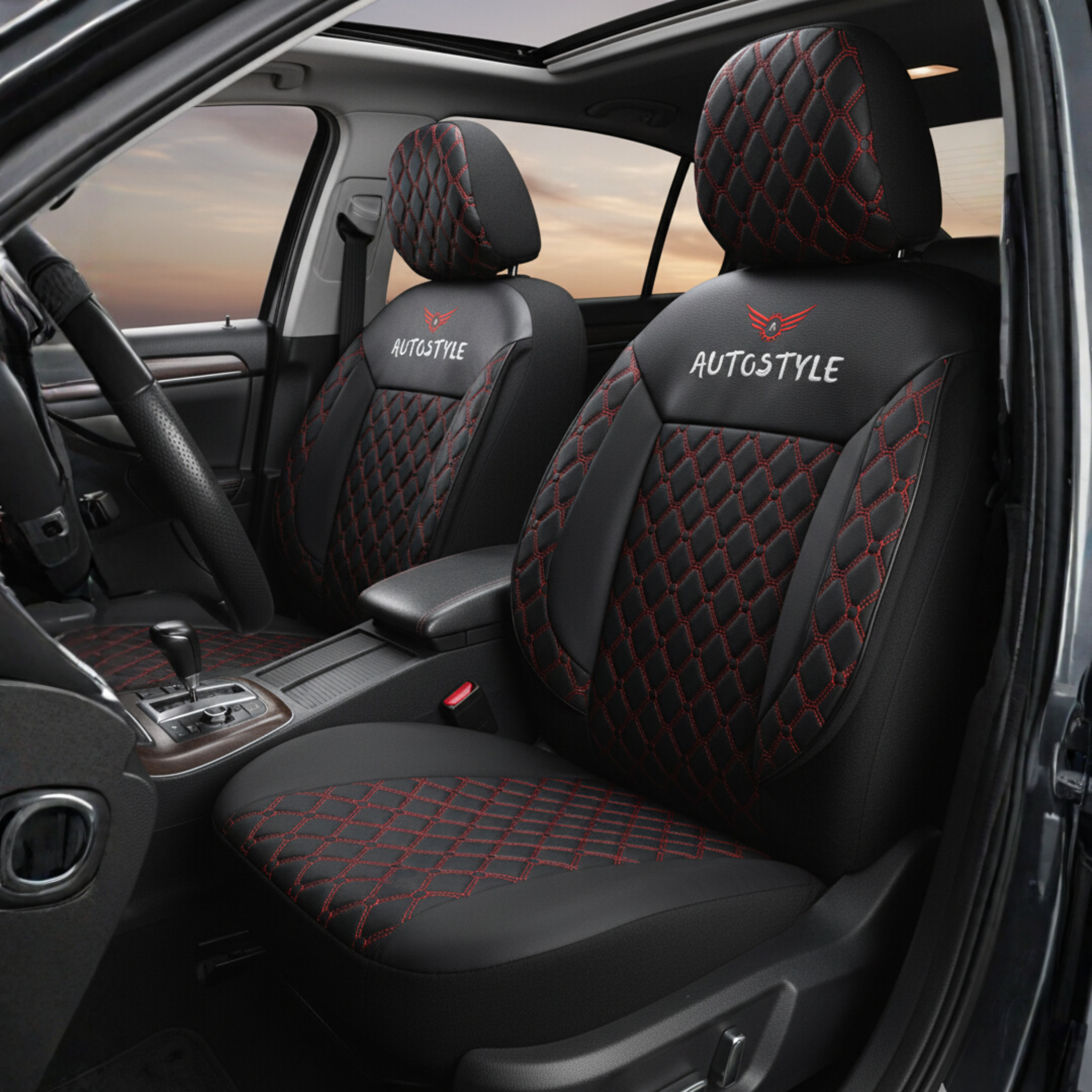 أغطية مقاعد جلدية فاخرة – Auto Style