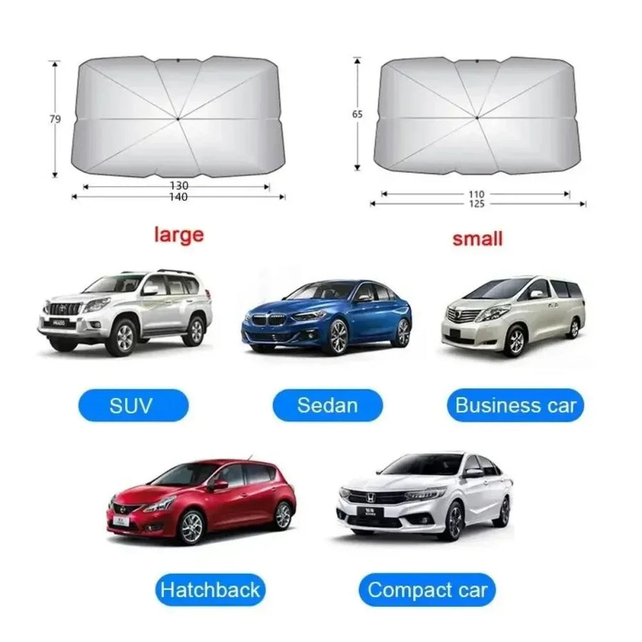 AutoStyle Premium Windshield Sun Shade